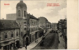 ** T1/T2 Újvidék, Novi Sad; Kossuth Lajos Utca, Örmény Templom, Dr. Blau Fogorvos, Matkovics Rókus üzlete. Ábrahám János - Non Classés