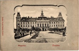 ** T2/T3 Zombor, Sombor; Megyeház. Kiadja Bruck Sándor / County Hall (EK) - Non Classés