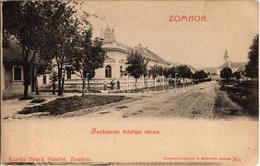 ** T2/T3 Zombor, Sombor; Szelencse Bástya Utca. Kiadja Bruck Sándor / Street View (EK) - Non Classés