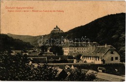 T2 1908 Nagymarton, Mattersdorf, Mattersburg; Fraknó Látképe A Várral. Schön Sam. Kiadása 2454. / Ansicht Von Fraknó Mit - Non Classés