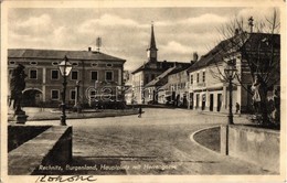 ** T2/T3 Rohonc, Rohunac, Rechnitz; Fő Tér és Úri Utca, Rózsa Szálloda, Autóbusz / Hauptplatz Mit Herrengasse, Hotel Zur - Zonder Classificatie