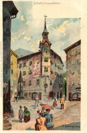 ** T2 Schwaz (Tirol), Fuggerhaus / Kuenstlerpostkarte No. 1507. Von Ottmar Zieher Litho - Ohne Zuordnung