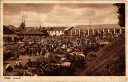 T2 1944 Pinsk, Jarmark / Market With Vendors + 'Tábori Postahivatal Ip. Ip.' + Tp.: B.580. Ellenőrizve' - Non Classés