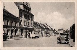 ** T2 Strakonice, Strakonitz; Street View With Hotel, Auto Garage, Automobil And Shops - Ohne Zuordnung