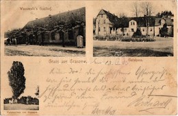 T2/T3 1906 Chrzastowo, Granzow; Wassmuth's Gasthof, Wahrzeichen, Gutshaus / Restaurant And Hotel, Villa (EK) - Non Classés