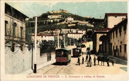 ** T2 Firenze, S. Domenico E Collina Di Fiesole / Street View With Tram - Non Classificati