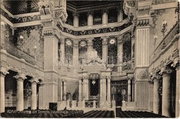 ** T2 Rome, Roma; Interno Del Tempio Israelitico / Interior Of The Synagogue. Judaica - Zonder Classificatie