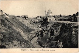 ** T2 Engels, Pokrovsk (Saratov); General View From The Ravine, Pokrovskiy Russian Orthodox Cathedral - Unclassified