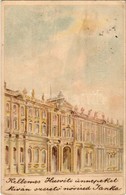 T2 1907 Saint Petersburg, Saint Petersbourg; Winter Palace; Hold To Light Litho Revealing Nicholas II Of Russia And Alex - Non Classés