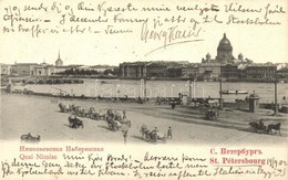 T2/T3 1902 Saint Petersburg, St. Petersbourg; Quai Nicolas / Quay (gluemark) - Ohne Zuordnung