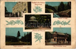 * T2/T3 Solca, Szolka (Bucovina, Bukovina);  Judecatoria, Paraul Solcuta, Pavilion De Muzica, Vila Principesa Ileana, Va - Zonder Classificatie