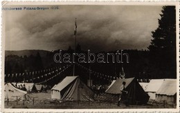 * T2 1936 Brassópojána, Pojána, Schulerau, Poiana Brasov;  Cserkésztábor / Scout Jamboree. Photo (EK) - Zonder Classificatie