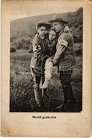 * T2/T3 Mentőgyakorlat / Hungarian Boy Scout Postcard, Scouts Practicing Emergency Situations (EK) - Ohne Zuordnung