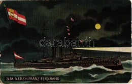 T2/T3 1913 SMS Erzherzog Franz Ferdinand Osztrák-Magyar Haditengerészet Radetzky-osztályú Csatahajója Este / K.u.K. Krie - Ohne Zuordnung