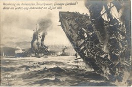 ** T2 1915 Versenkung Des Italienischen Panzerkreuzers 'Giuseppe Garibaldi' Durch Ein Oesterr.-ung. Unterseeboot / Az Ol - Ohne Zuordnung
