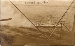 ** T2 Torpedó Kilövése / Lancieren Eines Torpedos / WWI Austro-Hungarian Navy K.u.K. Kriegsmarine Launch Of A Torpedo. A - Ohne Zuordnung