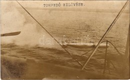 ** T2 Torpedó Kilövése / Lancieren Eines Torpedos / WWI Austro-Hungarian Navy K.u.K. Kriegsmarine Launch Of A Torpedo. A - Non Classés
