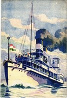 T2/T3 MFTR Magyar (Királyi) Folyam- és Tengerhajózási Rt. Gőzhajója / Hungarian Passenger Steamship + 1937 Szent László  - Ohne Zuordnung