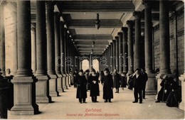 T2 Karlovy Vary, Karlsbad; Inneres Der Mühlbrunnen-Kolonnade / Jewish Men, Judaica - Unclassified
