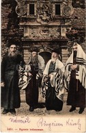 T2/T3 Recznie Kolorowane / Jewish Men In Tallit. Judaica + M. Kir. 8/III Hadtápzászlóalj 2-ik Század Parancsnokság (EK) - Non Classificati