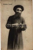 T2/T3 1906 Schabes Abend / Shabbes Night. Jewish Man Peeling A Radish. Judaica (EK) - Non Classés