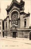 ** T1/T2 Lille, La Synagogue. Judaica - Non Classés