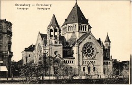 ** T1 Strasbourg, Strassburg; Synagoge / Synagogue. Judaica - Ohne Zuordnung