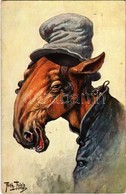 T2/T3 Jewish Horse-man, Mocking Art Postcard. T.S.N. Serie 1215. (6. Dess) S: Arthur Thiele  (tiny Tears) - Non Classés