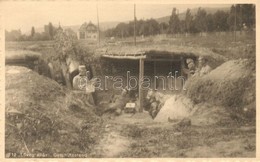 ** T1 Álcázott Lövegállás / Geschützstand / WWI K.u.k. Camouflaged Cannon Stand - Non Classés