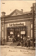 T2/T3 1916 Kovel, Kowel; Feld-Buchhandlung / K.u.k. Military Field Book Shop + 'Hadtáp-Postahivatal 163.' + 'K.u.K. Heer - Ohne Zuordnung