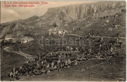 ** T1/T2 K.u.K. österreichisch-ungarische Armee, Lager Einer Gebirgsbrigade / K.u.k. Austro-Hungarian Military Barracks  - Ohne Zuordnung