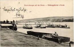 T1/T2 1912 Hidászgyakorlat A Dunán / K.u.K. Military Pontooners' Training On Dunaj River - Unclassified