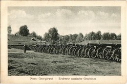 ** T1 Novogeorgievsk, Nowo Georgiewsk; Eroberte Russische Geschütze. Nr. 62. Kunstanstalt Jos. Drotleff / WWI K.u.k. Mil - Non Classés