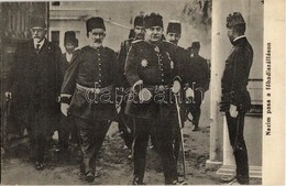 ** T2 Nazim Pasa A Főhadiszálláson / Nazim Pasha, Ottoman Chief Of Staff Of The Ottoman Army During The First Balkan War - Ohne Zuordnung