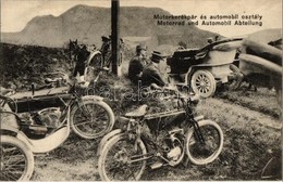 ** T2 Motorkerékpár és Automobil Osztály / Motorrad Und Automobil Abteilung / WWI Austro-Hungarian K.u.K. Military, Moto - Ohne Zuordnung