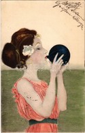 T2/T3 1901 Greek Girls V. Art Nouveau Litho S: Raphael Kirchner (EK) - Non Classés