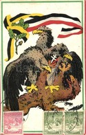 T2/T3 1914 Triple-headed Eagle. Viribus Unitis Propaganda Card. TCV Card  (fl) - Non Classés