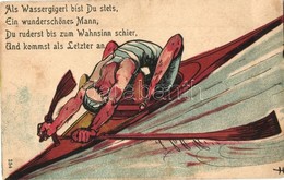 ** T2/T3 Rowing, Humour, Litho S: Heyer (EK) - Unclassified