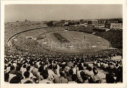 ** T2/T3 1953 A Népstadion ünnepélyes Megnyitója. 'A Békéért' élőbetűs Felirat. Seidner Zoltán Felvétele. Kiadja A Képző - Ohne Zuordnung