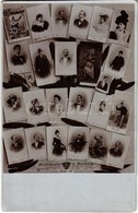 ** T2/T3 1898-1899 Stadttheater In Salzburg / Actors And Actresses Of The City Theatre In Salzburg. Tableau Photo - Unclassified