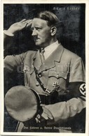 T2 Adolf Hitler. NSDAP German Nazi Party Propaganda, Swastika + 1938 Der Führer In Wien So. Stpl. - Zonder Classificatie