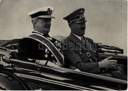 T2/T3 Reichsverweser V. Horthy Vom Führer In Kiel Empfangen. Der Führer Mit Seinem Gast, Reichsverweser Admiral V. Horth - Unclassified