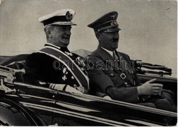 T2/T3 Reichsverweser V. Horthy Vom Führer In Kiel Empfangen. Der Führer Mit Seinem Gast, Reichsverweser Admiral V. Horth - Non Classificati