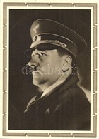 ** T2 Adolf Hitler. German NSDAP Nazi Party Propaganda, Swastika Frame. 6+19 Ga. - Zonder Classificatie