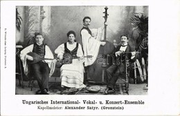 ** T1/T2 Ungarisches International Vokal Und Konzert-Ensemble. Kapellmeister: Alexander Stayr. (Gronstein) / Hungarian I - Ohne Zuordnung