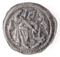 1235-1270. Denár Ag 'IV. Béla' (0,43g) T:1- / 
Hungary 1235-1270. Denar Ag 'Bela IV' (0,43g) C:AU
Huszár: 308., Unger I. - Zonder Classificatie