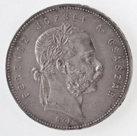 1869GYF 1Ft Ag 'Ferenc József / Angyalos Címer' Körmöcbánya (12,35g) T:1- Karc, Kis Ph. / Hungary 1869GYF 1 Forint Ag 'F - Zonder Classificatie