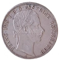 Ausztria 1860A 1Fl Ag 'Ferenc József' T:1- 
Austria 1860A 1 Florin Ag 'Franz Joseph' C:AU 
Krause KM#2219 - Ohne Zuordnung