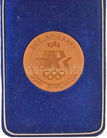 Amerikai Egyesült Államok 1984. 'Los Angeles XXIII Olympiad' Aranyozott Br Résztvevői Emlékérem, Eredeti Tokban (96,36g/ - Non Classificati