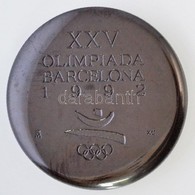 Spanyolország 1992. 'XXV OLIMPIADA BARCELONA 1992' Kétoldalas Fém, Olimpiai Résztvevői Plakett (256,29g/70mm) T:1- / Spa - Non Classés